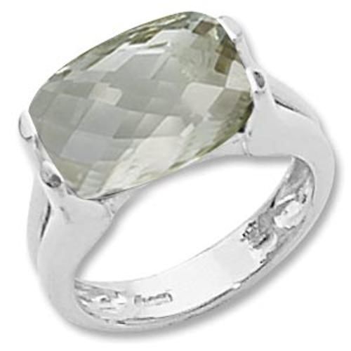 Cushion Ring - 70929pr-ss - Sterling Silver
