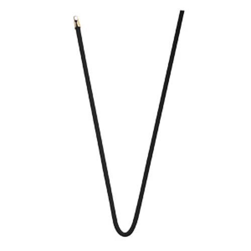 Fashion Rubber Cord With 14kt Lobster Clasp Necklace-318rub16-14k Gold