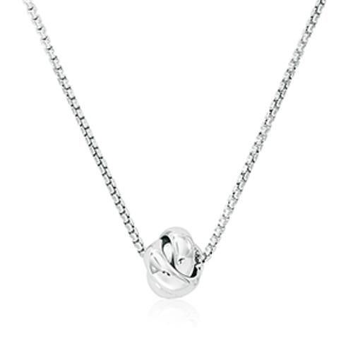 Sterling Silver Love Knot Necklace Necklace - 1189018-SS