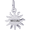 Nassau Sun Small Charm - Sterling Silver