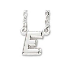 Neckname 1 Character Sterling Silver - 42-9501-0-SS