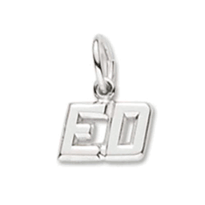 Neckname 2 Character 14K While Gold - 42-8502-0-14KW