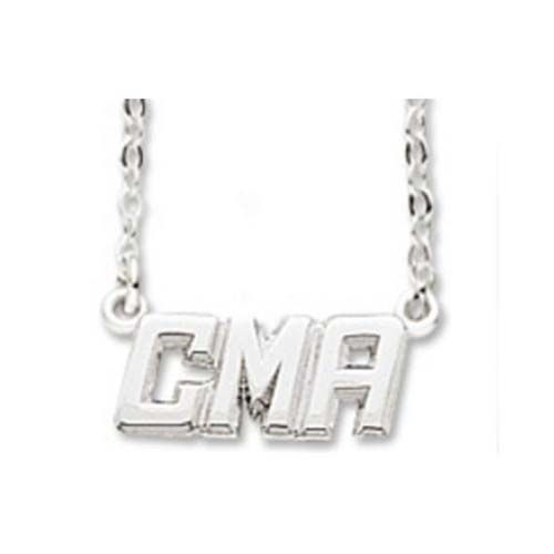 Neckname 3 Character Sterling Silver - 42-9503-0-SS