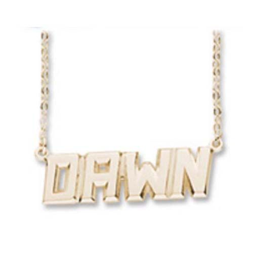 Neckname 4 Character 14K Gold - 42-9504-0-14K