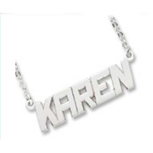 Neckname 5 Character Sterling Silver - 42-9505-0-SS
