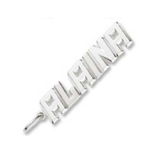 Neckname 6 Character 14K While Gold - 42-8506-0-14KW