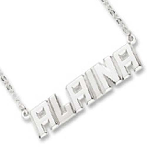 Neckname 6 Character Sterling Silver - 42-9506-0-SS