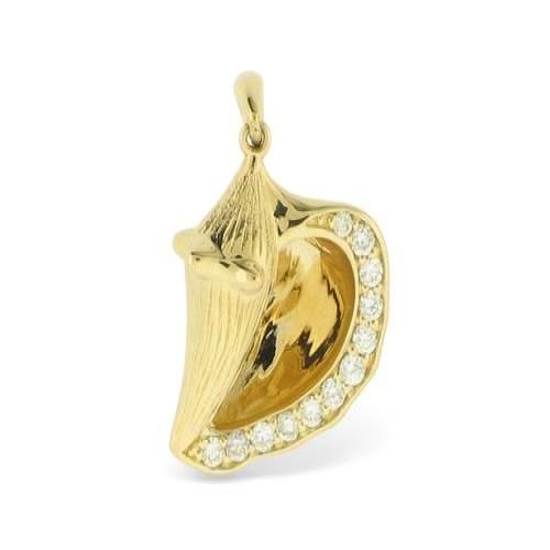Nemati Diamond Conch Shell Pendant  - NM6530