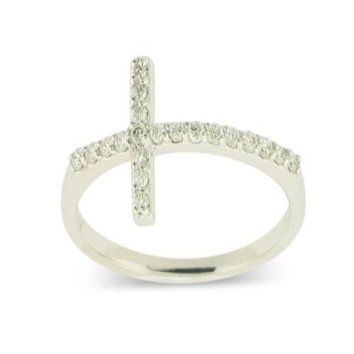 Nemati Diamond Cross Ring - NM1714