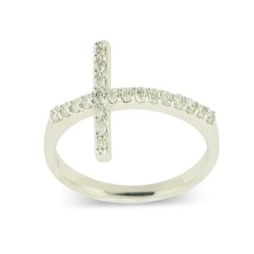 Nemati Diamond Cross Ring - NM1714