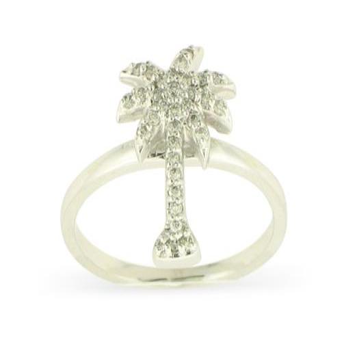 Nemati Diamond Palm Tree Ring - NM1720