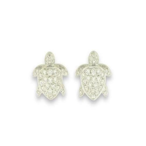 Nemati Diamond Sea Turtle Earrings - NME388