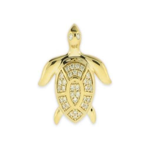 Nemati Diamond Sea Turtle Pendant  - NM6489
