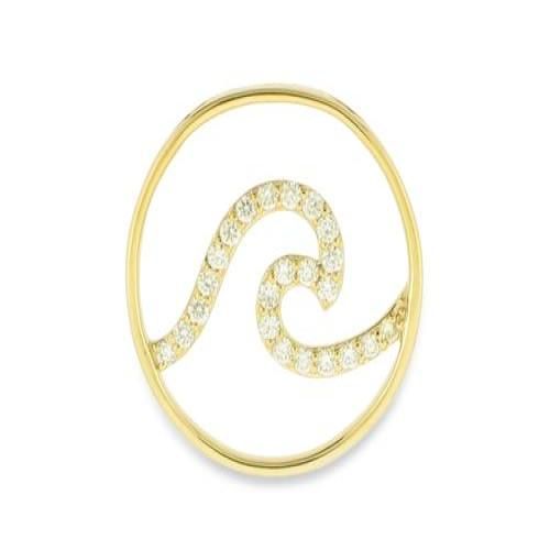 Nemati Diamond Wave Pendant  - NM6574
