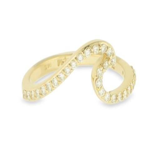 Nemati Diamond Wave Ring - NM1804