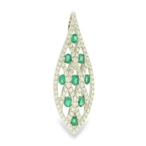 Nemati Emerald And Diamond Pendant  - NM6576E