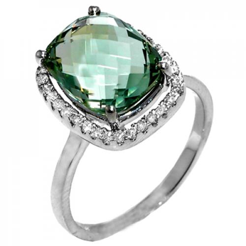 Nemati Green Amethyst And Diamond Ring - NM2661G