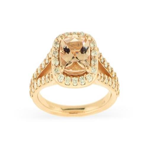 Nemati Morganite And Diamond Ring - NM3415M-2