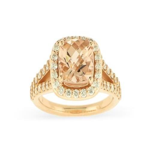 Nemati Morganite And Diamond Ring - NM3415M