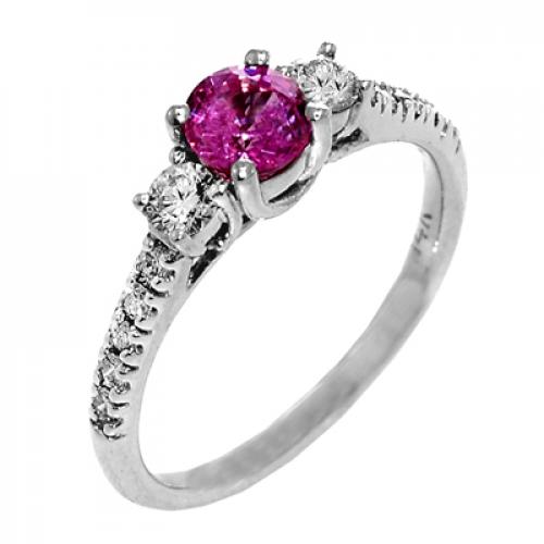 Nemati Pink Sapphire And Diamond Ring - NM3398P