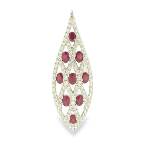 Nemati Ruby And Diamond Pendant  - NM6576R
