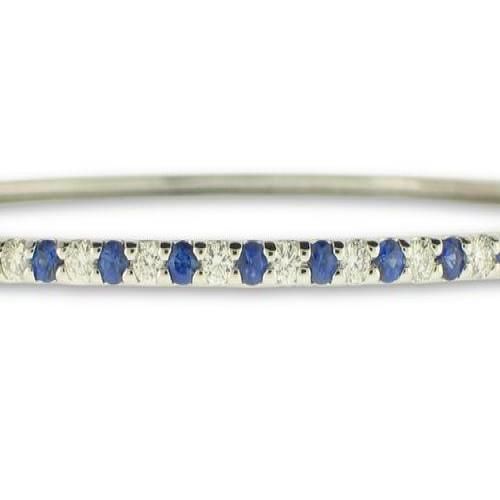 Nemati Sapphire And Diamond Bangle - NMB303S