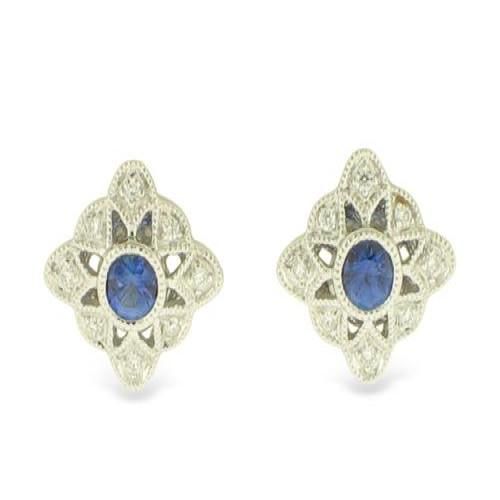 Nemati Sapphire And Diamond Earrings - NME401S-2