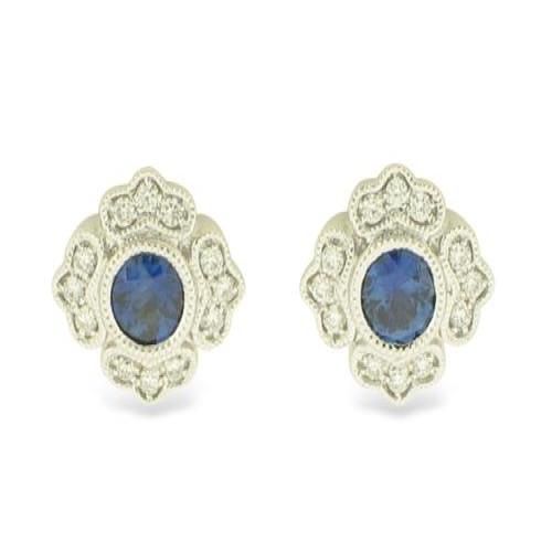 Nemati Sapphire And Diamond Earrings - NME406S