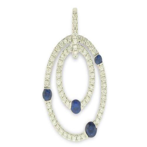 Nemati Sapphire And Diamond Pendant  - NM6536S
