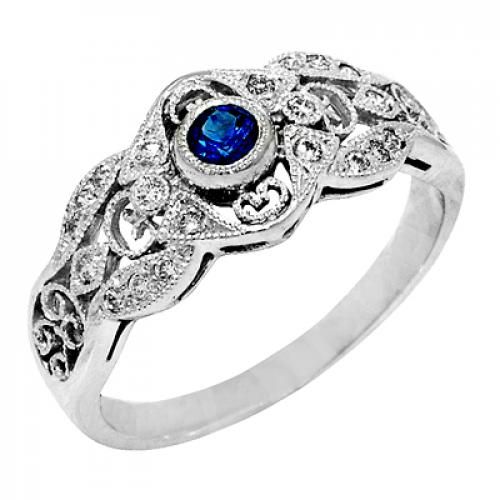 Nemati Sapphire And Diamond Ring - NM1445S