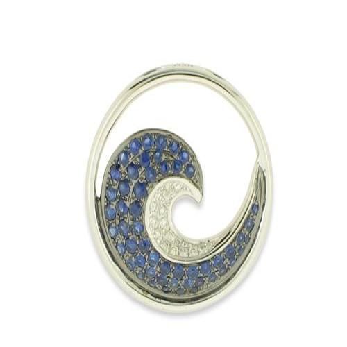Nemati Sapphire And Diamond Wave Pendant  - NM6472SD-2