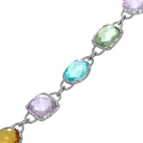 Nemati Semi-precious Gemstone And Diamond Bracelet - NMB272