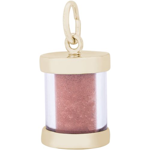 New Brunswick Sand Capsule Charm - Gold Plated