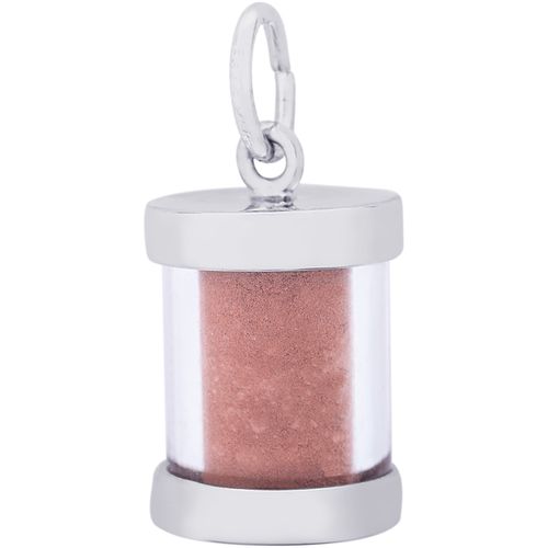 New Brunswick Sand Capsule Charm - Sterling Silver