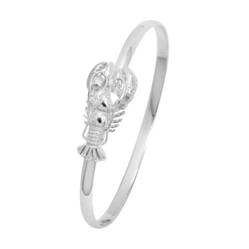 NOLA New Orleans 4mm Crawfish Bracelet No Wraps 8 Inch - NOCFS480