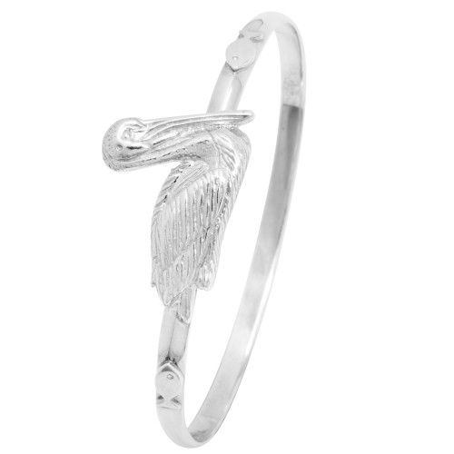 NOLA New Orleans 4mm Pelican Bracelet 7 Inch - NOPELS470