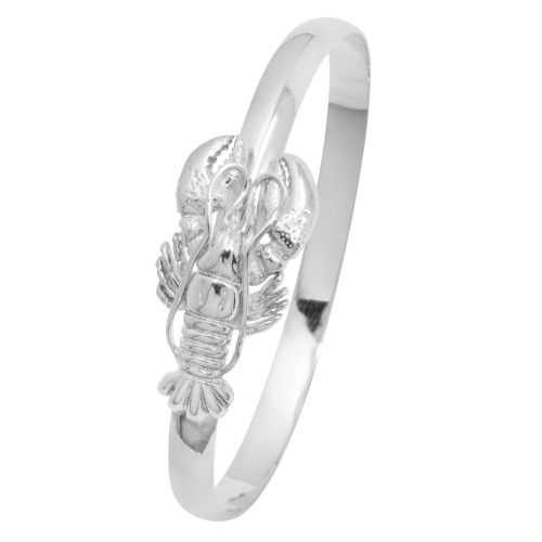 NOLA New Orleans 6mm Crawfish Bracelet No Wraps  7 Inch - NOCFS670