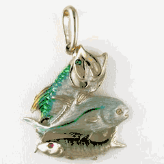 Keys Slam Enamel Pendants