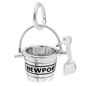 Rembrandt Newport Pail & Shovel Charm - Silver - 10-1947-0-SS