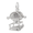 Niagara Falls Aero Car Charm - 14K White Gold - 10-6544-wg
