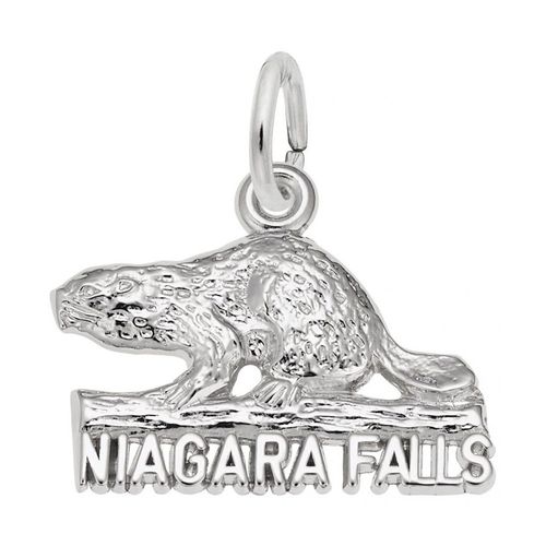 Niagara Falls Beaver Charm - Sterling Silver - 10-3547-s