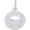 Niagara Falls Charm - 14K White Gold