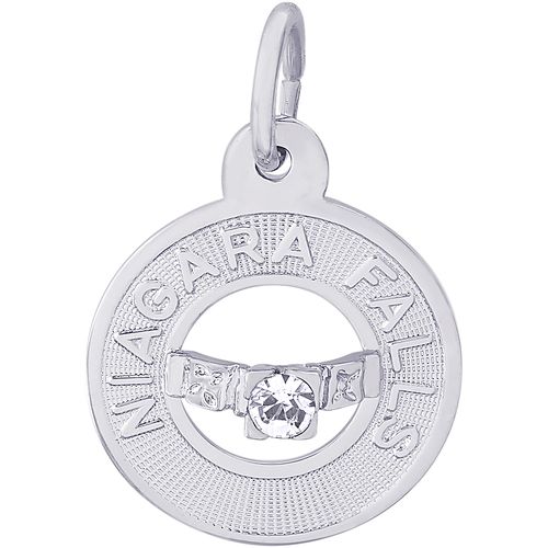 Niagara Falls Charm - Sterling Silver - 10-8815-s