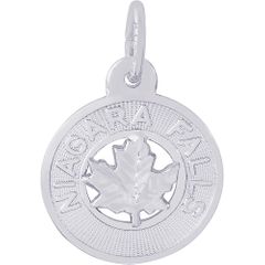 Niagara Falls Maple Leaf Charm  - 10-8814