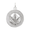 Niagara Falls Maple Leaf Ring Charm - Sterling Silver - 10-4112-s