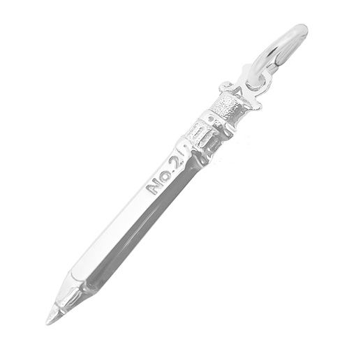 No. 2 Pencil Charm - Sterling Silver - 10-1063-0-ss