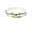 NOLA 4mm Fleur De Lis Mask BraceletW/14ky Mask  7 Inch - NOMSK2C470