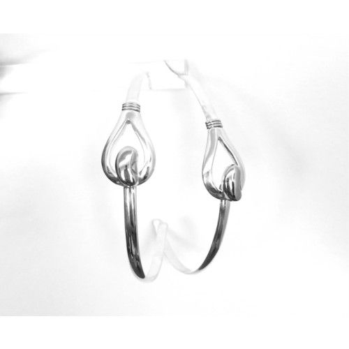 NOLA Red Bean Hoop Earrings W/ Wraps - NORBES