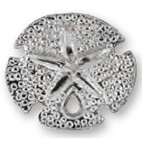 Ss Sand Dollar Non Polished Clasp - SCCSD1
