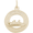 Nova Scotia Cruise Ship Charm - Gold Plated